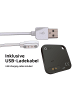 musegear Aufladbarer Bluetooth-Schlüsselfinder "recharge" in schwarz, 4er Pack