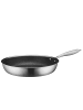 Mäser Bratpfanne 32 cm, Edelstahl Hestia Keramik in Silber / Schwarz