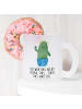 Mr. & Mrs. Panda Teetasse Kaktus Heilig mit Spruch in Transparent