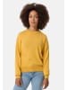 CASH-MERE.CH Bio Baumwolle Oversize Style Rundhals Pullover in Zitronengelb
