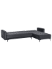 Beliani 2-tlg Ecksofa ABERDEEN in Schwarz