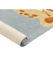 Beliani Kinderteppich TANGSE in Gelb/Grau/Weiß - (W) 80 x (L) 150 cm
