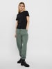 Vero Moda 2er Pack Basic T-Shirt VMPAULA in Schwarz-Grün