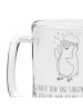 Mr. & Mrs. Panda Seidel Pinguin Duschen mit Spruch in Transparent