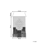 Beliani Wandbehang VEHARI in Beige/Bunt - (W) 51 x (H) 104 x (L) 1 cm Vertikal