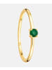Diamant L'éternel Ring aus 375 Gelbgold mit Smaragd