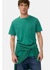 Camel Active T-Shirt aus reiner Baumwolle in Tannengrün