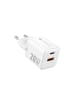 Wisam FORCELL GaN Ladegerät 20W USB-C/A PD QC Weiß