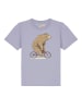 wat? Apparel T-Shirt Fahrradbär in Lavender