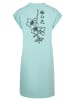 F4NT4STIC Short Sleeve Dress Japan Flower in Bluemint