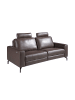 Angel Cerdá Angel Cerdá Modell 6366 3‑Sitzer Relaxsofa aus schokoladenbraunem Rindsleder