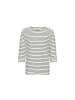 Camel Active Langarmshirt in night blue stripes