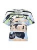 Betty Barclay Oversize-Shirt mit Aufdruck in Blau/Beige