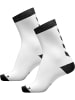 Hummel Hummel 2-Pack Socken Element Indoor Multisport Unisex Erwachsene Feuchtigkeitsabsorbierenden in WHITE/BLACK