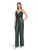 Vera Mont Jumpsuit mit Glanzeffekt in Dark Green/Grey