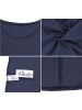 Alkato Alkato Damen Langarm Shirt mit O-Ausschnitt in denim