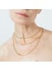 Luxenter Halskette Korvia mit 18 Karat Gelbgold-Finish – KORVIA