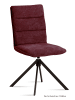 58 aufm Kessel ESSZIMMERSTUHL drehbar (2er-Set) Dekava 47x92x60 Schwarz/Marsala
