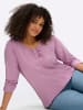 sheego 3/4-Arm-Shirt in orchidee