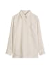 Boyfriend-Bluse loose in Grey Silk