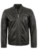 JILANI Lederjacke Lammnappa in Schwarz