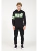 PLUS EIGHTEEN Herren Kapuzenpullover in Schwarz