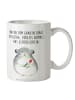 Mr. & Mrs. Panda Keramtiktasse Chinchilla Blume mit Spruch in Weiß
