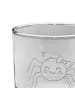 Mr. & Mrs. Panda Whiskey Glas Spinne Agathe Freude ohne Spruch in Transparent