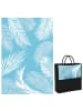 Outsunny wetterfester Outdoor Teppich,274L x 182B x 0,3H cm,Hellblau