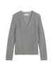 Marc O'Polo V-Neck-Strickpullover relaxed in grey granite melange