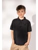 Coccodrillo Poloshirt mit kurzen Ärmeln in schwarz