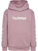 Hummel Kapuzenpullover Hmljr Logo Lebensstil Kinder in SEA FOG