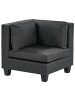 Beliani Sofaelement UNSTAD in Schwarz - (W) 76 x (H) 72 x (L) 76 cm