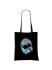 Mr. & Mrs. Panda Tote Bag Walfisch Thunfisch ohne Spruch in Schwarz