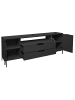58 aufm Kessel LOWBOARD Erna 216x45x82 Anthrazit matt Lack