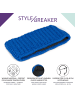 styleBREAKER Gehäkeltes Stirnband in Blau
