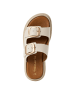 Tamaris Plateau Pantoletten in Beige