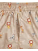 Playshoes Kinder-Badeshort "Beach-Short Wildtiere" in Braun