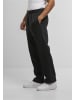 Urban Classics Urban Classics Fluffy Pintuck Trackpants in black