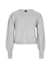 DreiMaster Damen Pullover in Grau Melange