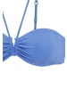 Copenhagen Studios Bandeau-Bikini-Top in blau