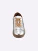 Andrea Conti Sneaker in silberfarben-cognac