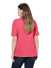Ulla Popken Poloshirt in helles fuchsia