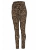 Buffalo Leggings in camelfarben-schwarz-leo