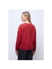 Street One Sweatshirt in racing red mel.