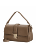 Seidenfelt Dalarna - Schultertasche 30 cm (black/gold) in soft toffee/gold