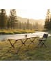 relaxdays Campingtisch in Natur - (B)120 x (H)44 x (T)60 cm