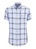 FYNCH-HATTON Linen Checks, B.D., 1/2 in Blau