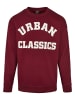 Urban Classics Sweater in burgundy