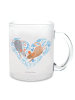 Mr. & Mrs. Panda Trinkglas Mäuse Herz ohne Spruch in Transparent